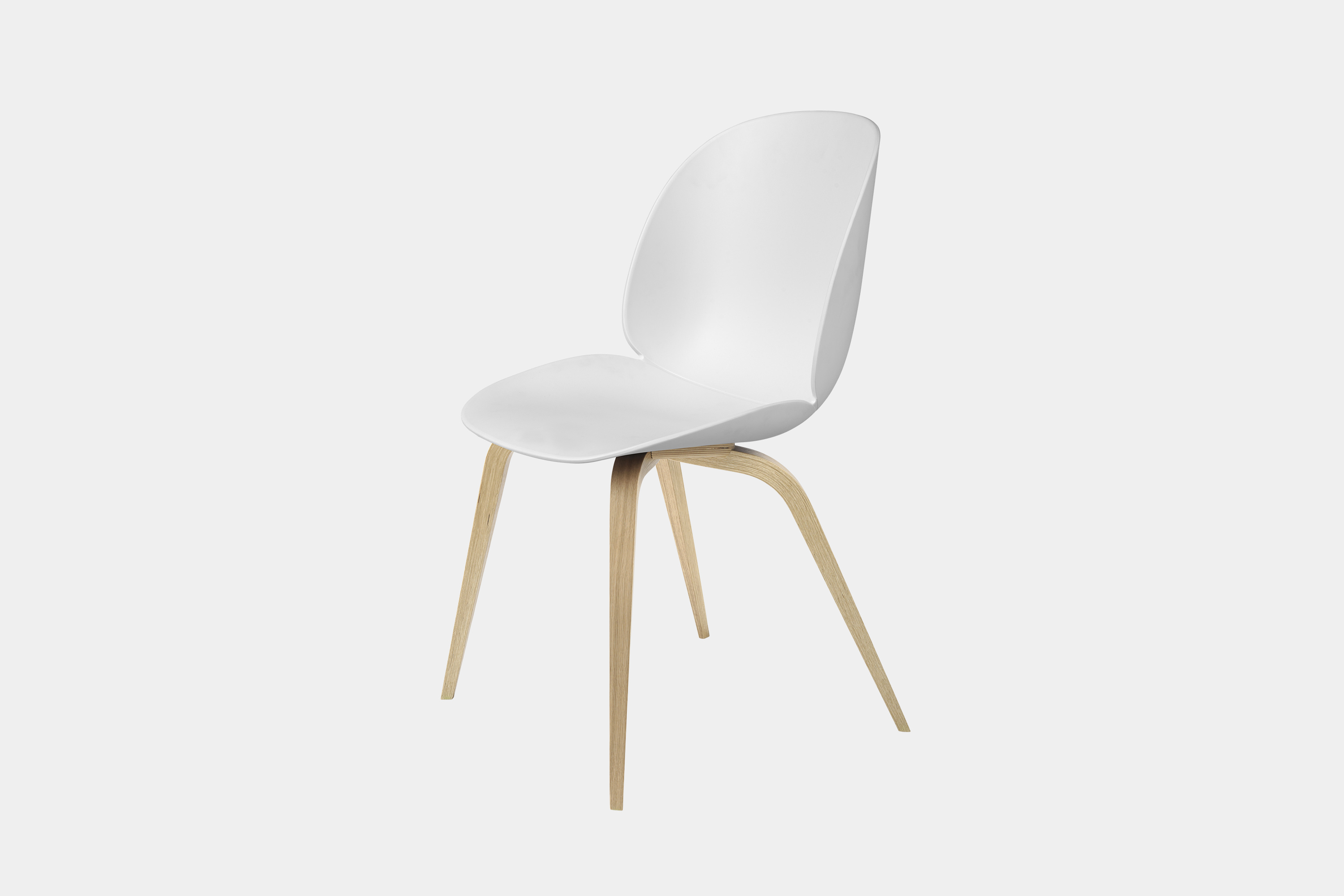 GUBI - Beetle Chair - Un-Upholstered, Wood Base — TRISHNA JIVANA