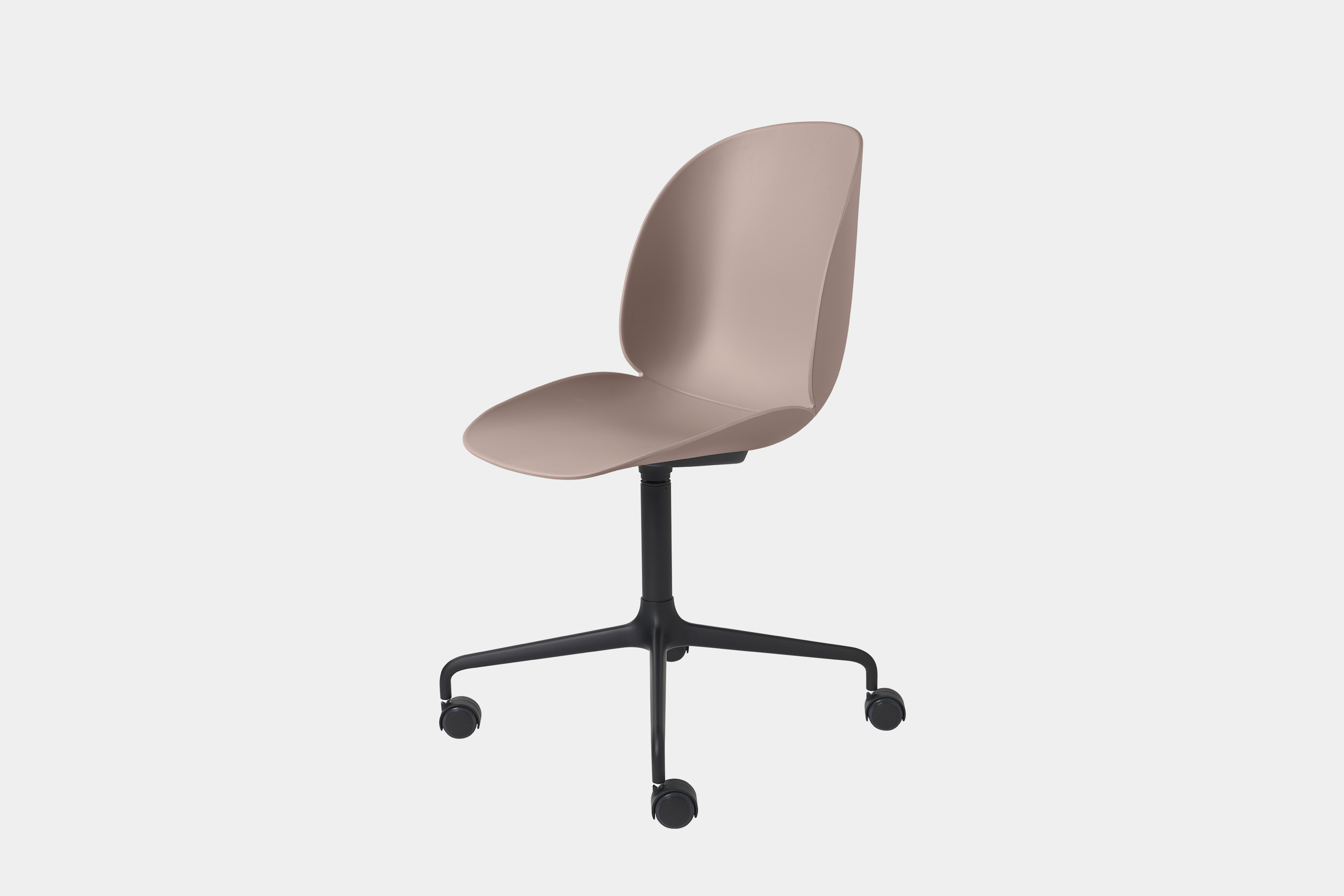 GUBI - Beetle Meeting Chair - Un-Upholstered, Star Base, W GUBI - Beetle Meeting Chair - Un-Upholstered, Star Base, W