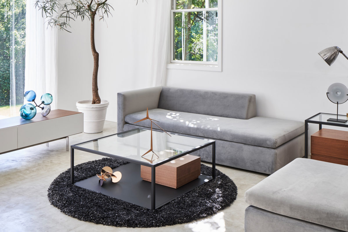 Samga sofa with ottoman