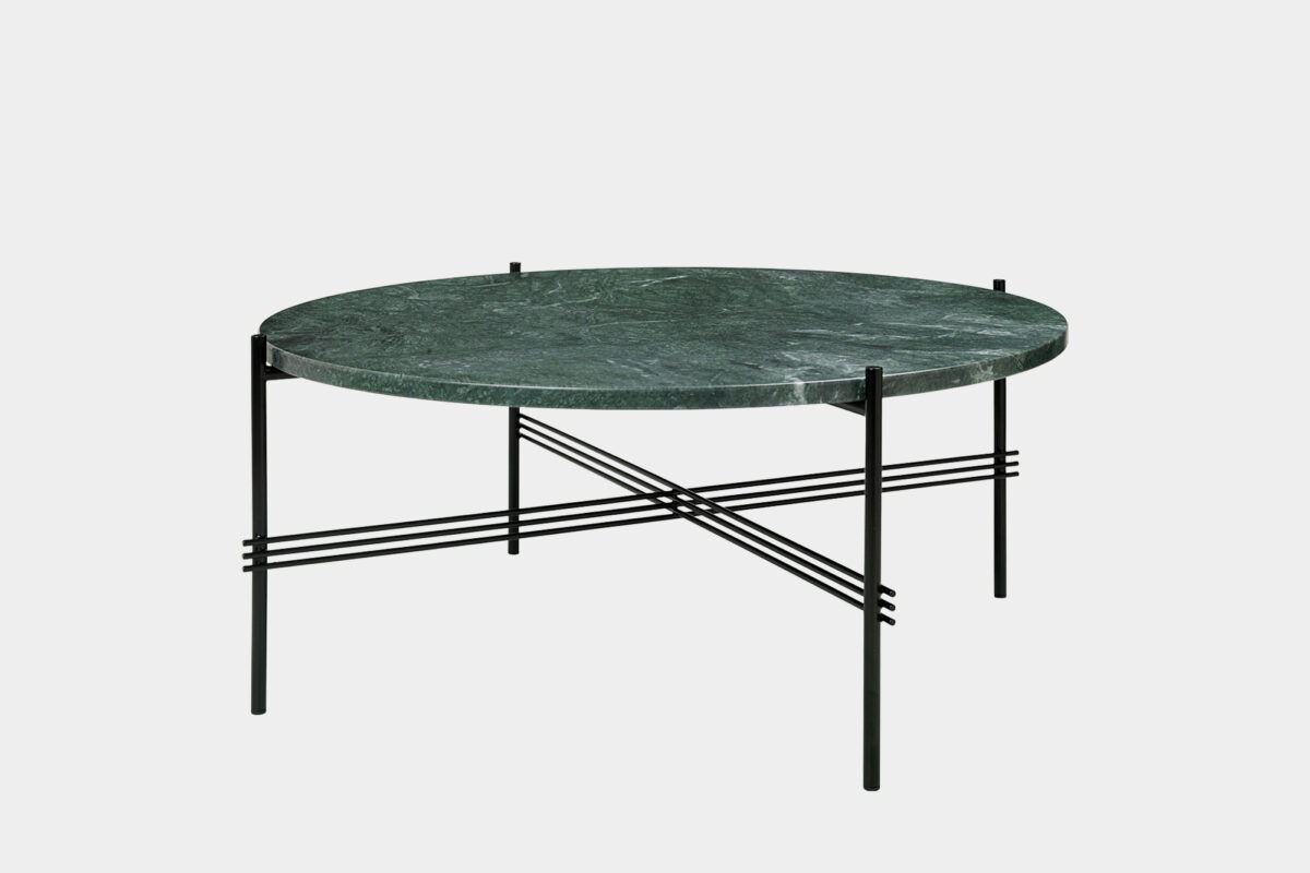 GUBI - TS Coffee Table - Φ80cm, black base — TRISHNA JIVANA 
