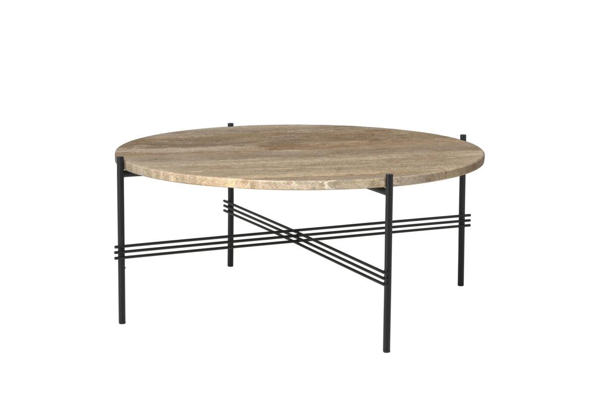 GUBI - TS Coffee Table - Φ80cm, black base — TRISHNA JIVANA 